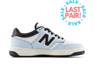 New Balance 480 Bright Sky/White - Kiddie Kobbler St Laurent