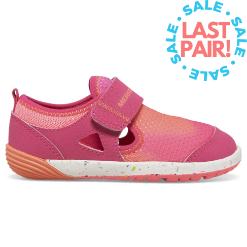 Merrell Bare Steps H20 Pink/Orange (Toddler 6.5)