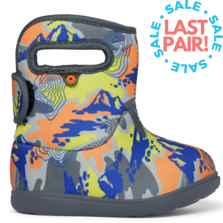 Bogs Bogs Baby Bogs II Topo Camo Gray Multi