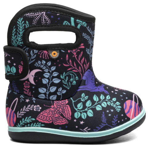 Bogs Baby Bogs II Cosmic Forest Black Multi