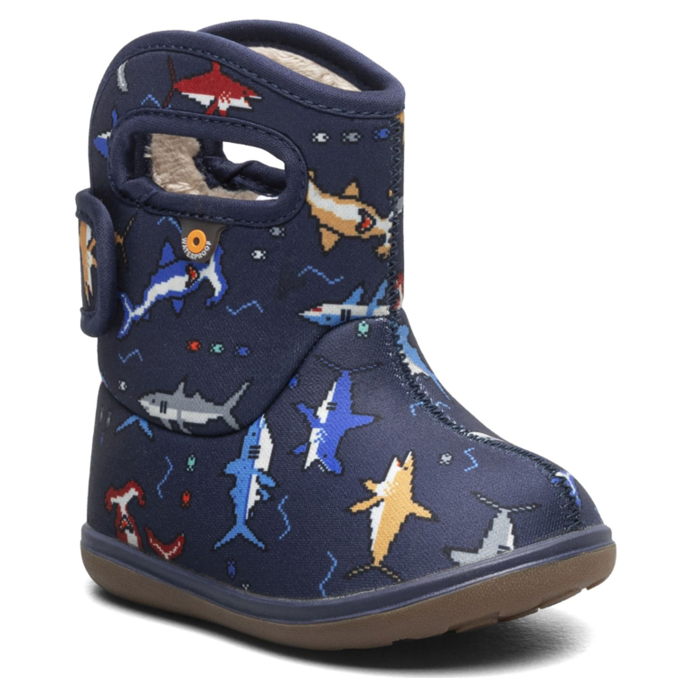 Bogs Bogs Baby Bogs II Pixel Sharks Navy Multi