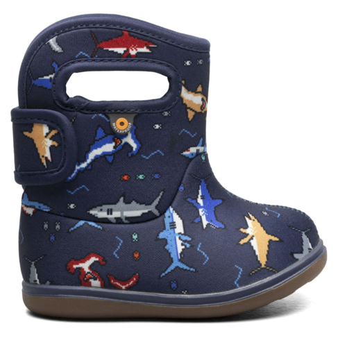 Bogs Baby Bogs II Pixel Sharks Navy Multi