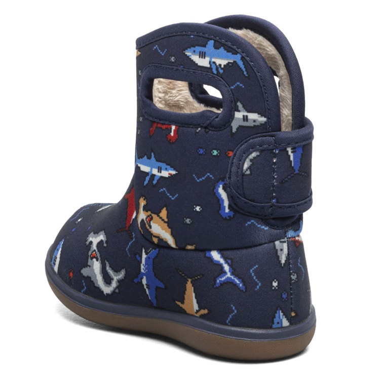 Bogs Bogs Baby Bogs II Pixel Sharks Navy Multi