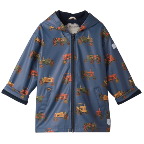 Hatley Under Landscape Tractors Rain Jacket