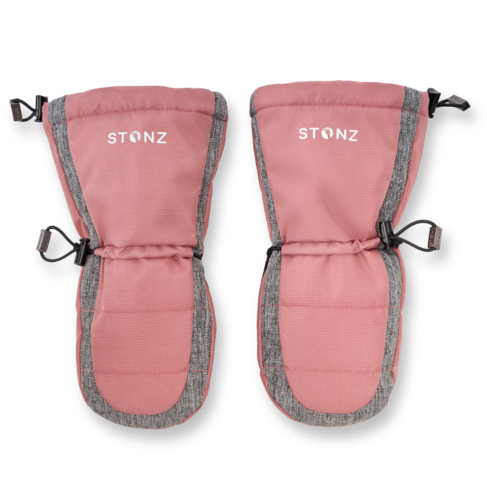 Stonz Youth Mitts Dusty Rose/Grey