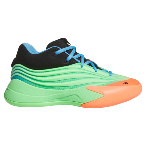 Adidas Dame X J Lime Burst/Signal Coral/Blue Burst