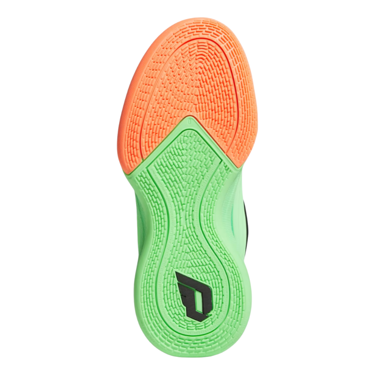 Adidas Adidas Dame X J Lime Burst/Signal Coral/Blue Burst