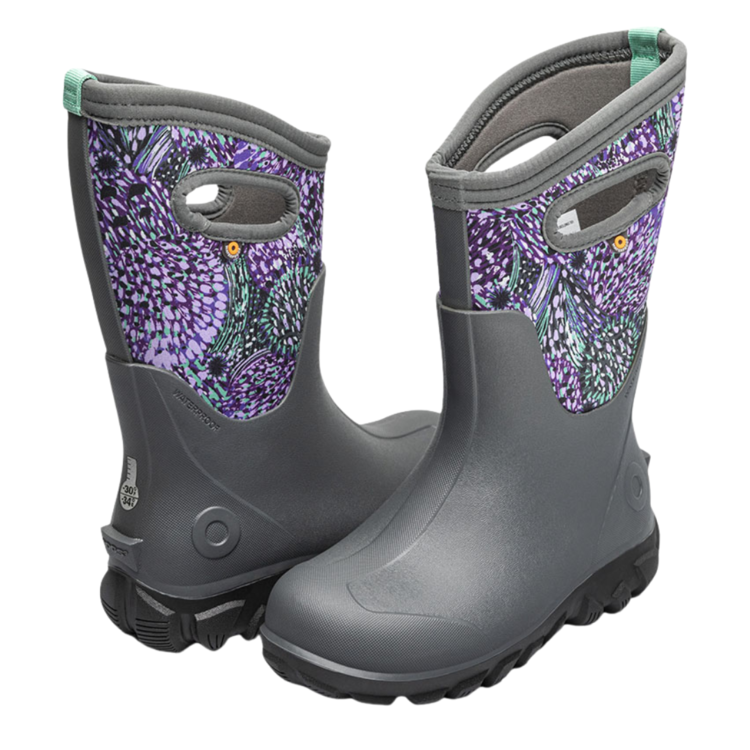 Bogs Bogs Classic Seamless Dandelion Dk Grey Multi