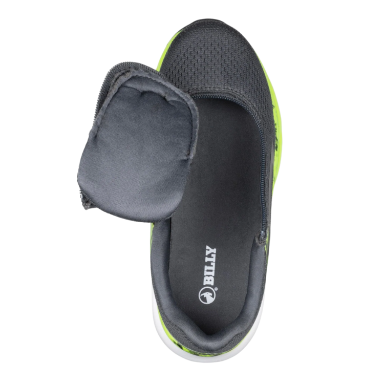 Billy Footwear Billy Sport Inclusion Smoke/Lime Fire