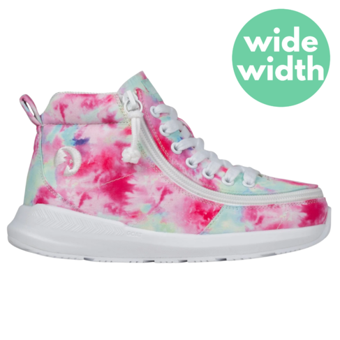 Billy Footwear GOAT Classic High Pink Watercolor (WIDE)