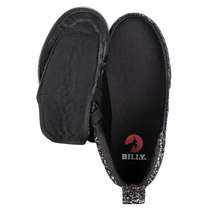 Billy Footwear Billy Classic WDR II High Black Multi Glitter