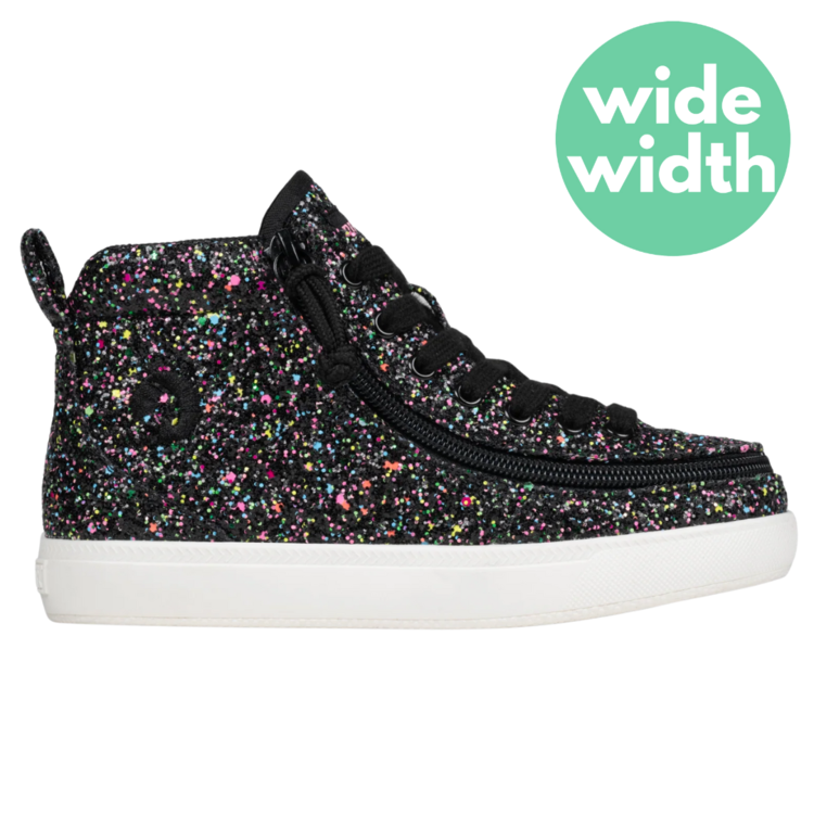 Billy Footwear Billy Classic WDR II High Black Multi Glitter