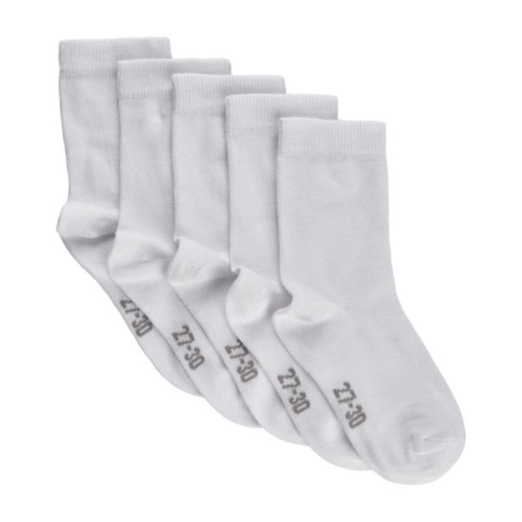 Minymo Minymo Ankle Sock (5PK) White