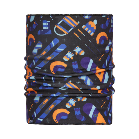 Kombi Velvet Fleece Multi Scarf Navy Ski Gear