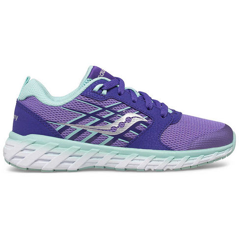 Saucony Wind 2.0 Purple Lace (Youth 4.5 + 6)