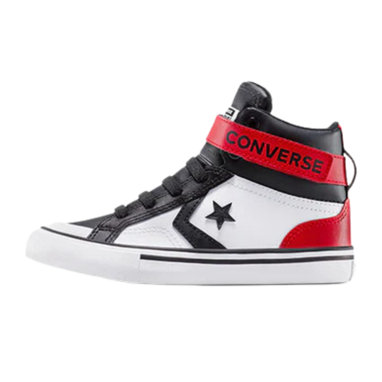 Converse Converse Kids Pro Blaze Strap High Top Black/Wht/Red
