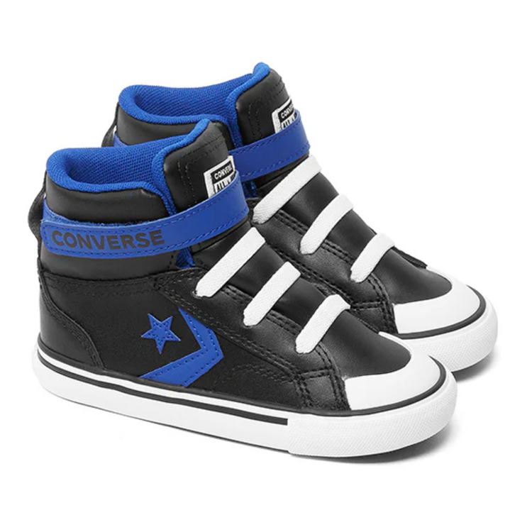 Converse Converse Toddler Pro Blaze Strap Leather High Top Black/Blue