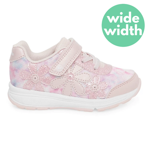 Stride Rite Lighted Glimmer Blush (WIDE)