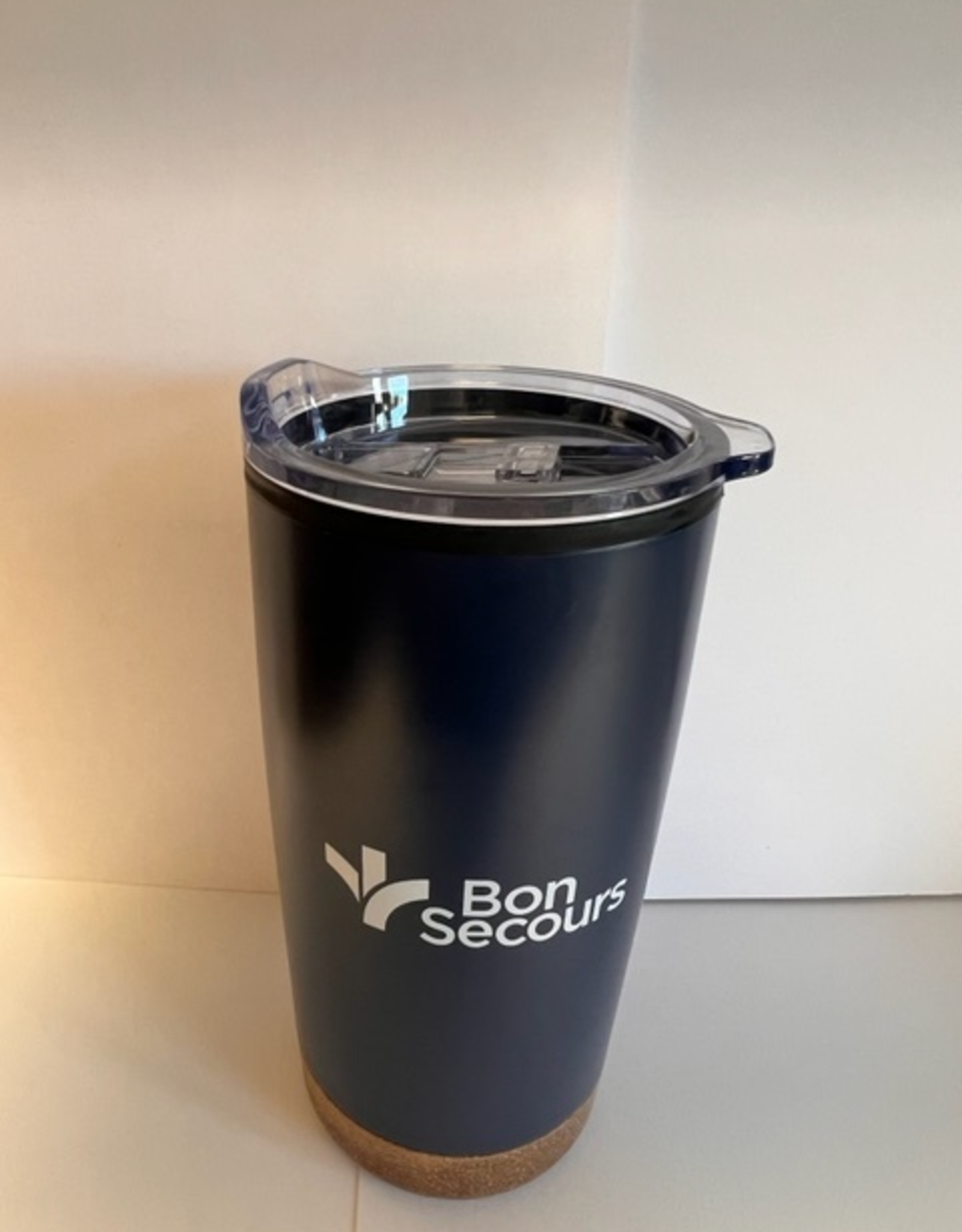 BRNDTO BON SECOURS 20OZ INSULATED TUMBLER W CLEAR LID