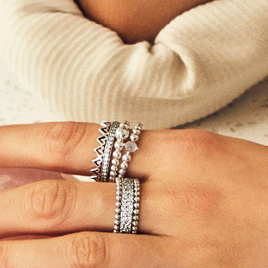 pandora stackable rings
