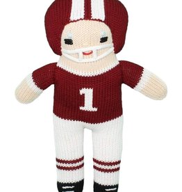 Zubels 12" Football Player Maroon