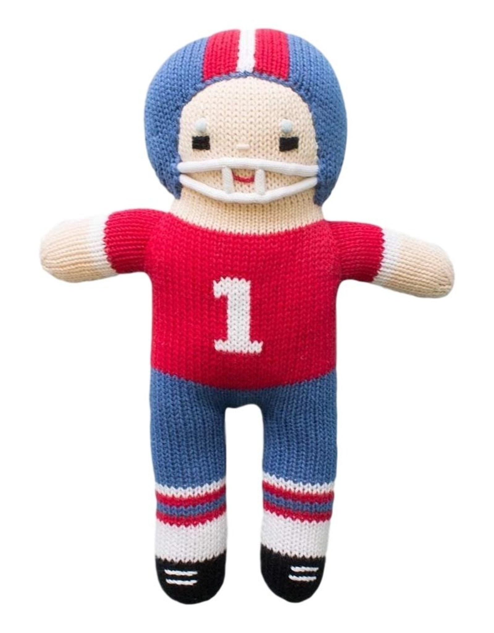 Zubels FP7 Football Player Rattle blue/red