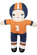 Zubels FP7 Football Player Rattle navy/orange