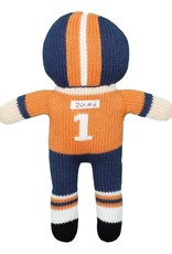Zubels FP7 Football Player Rattle navy/orange