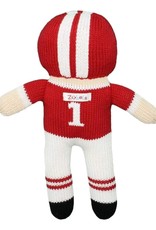 Zubels FP7 Football Player Rattle red