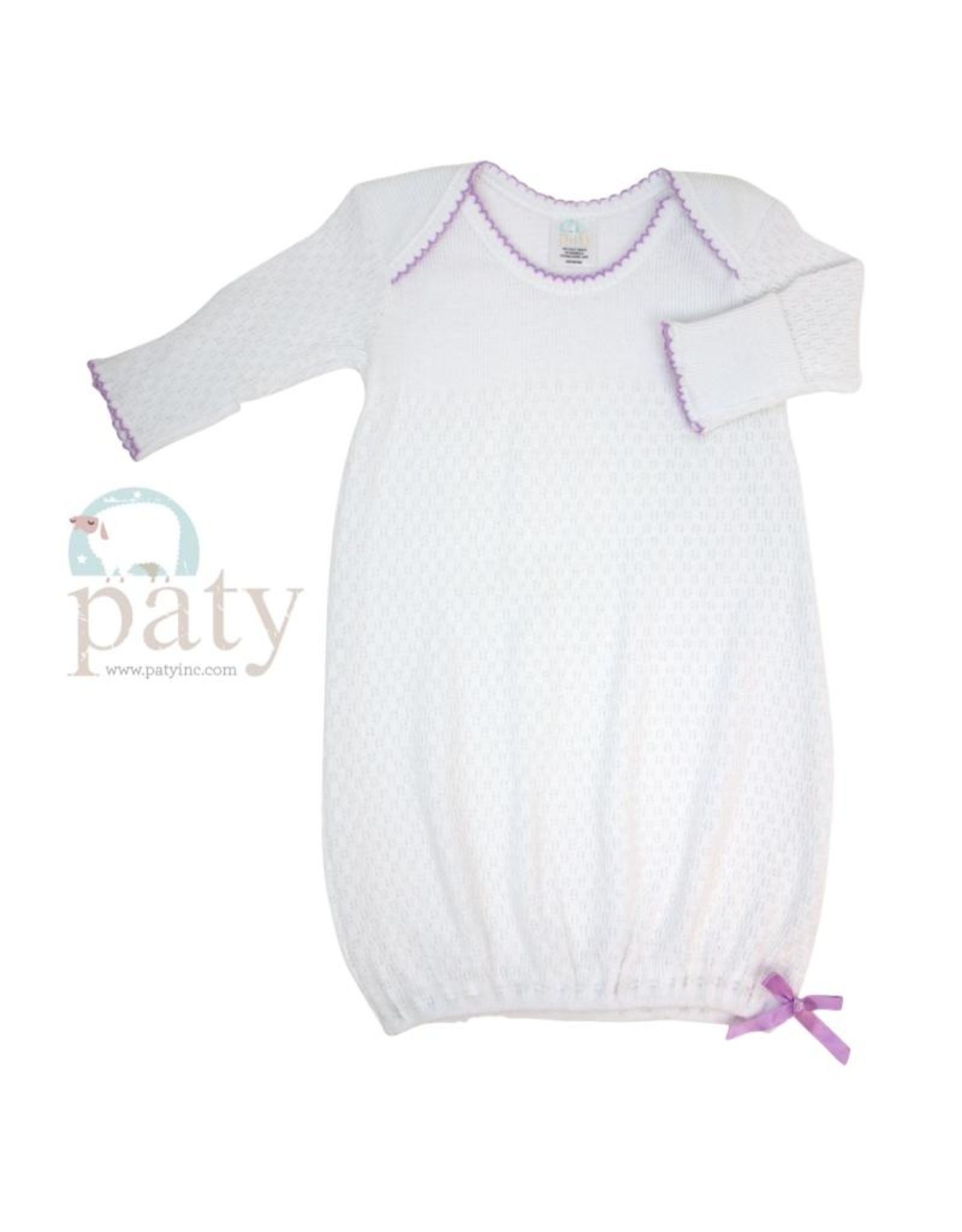Paty, Inc. 115 Lap Shoulder Gown Lavender
