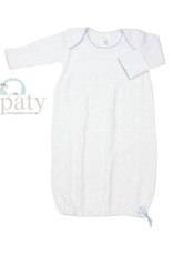Paty, Inc. 115 Lap Shoulder Gown Blue