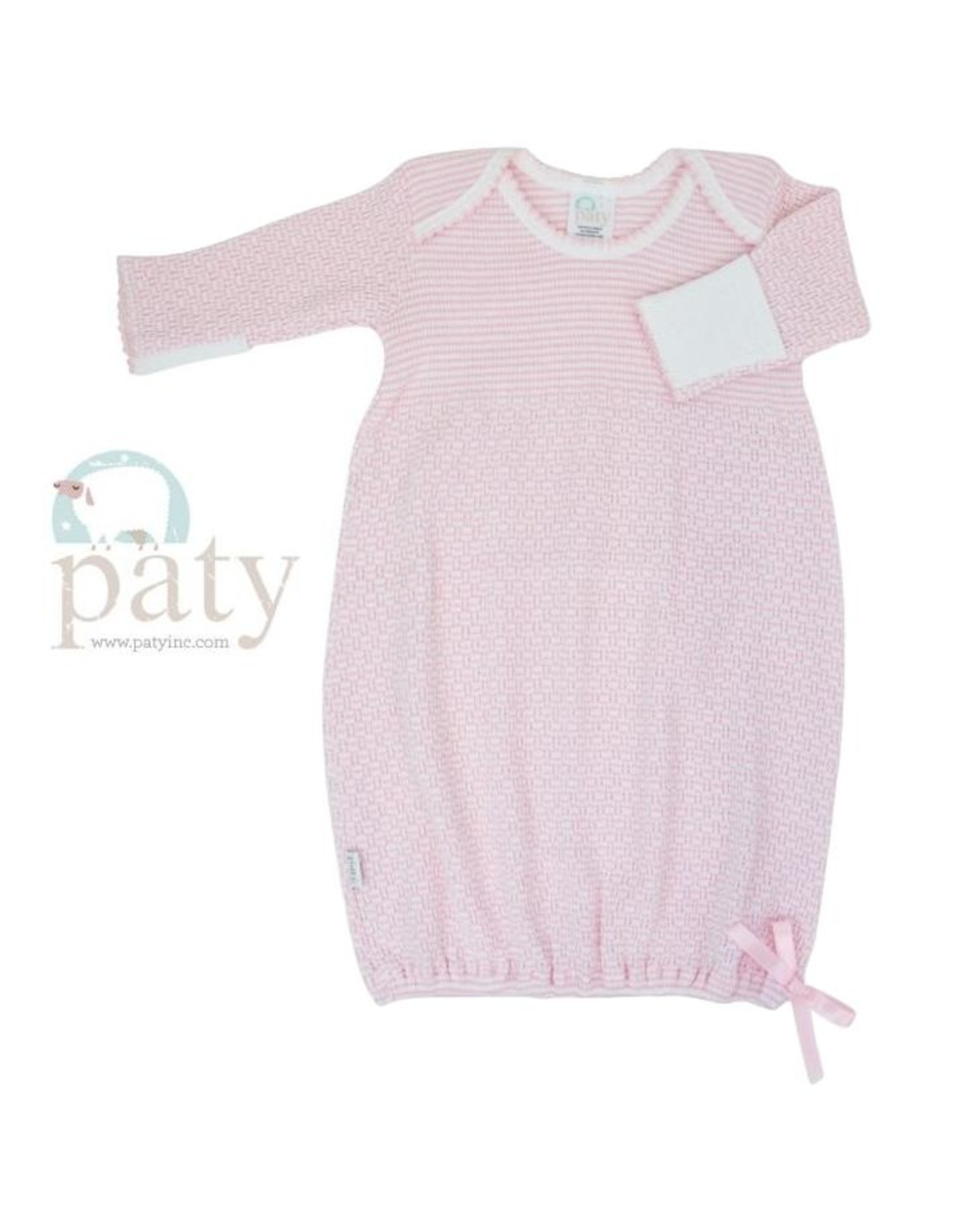 Paty, Inc. 215 Lap shoulder Gown pink