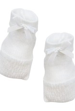 Paty, Inc. 158 Booties w/Bow White