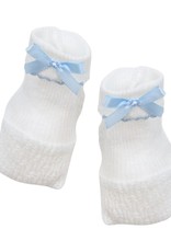 Paty, Inc. 158 Booties w/ Bow blue