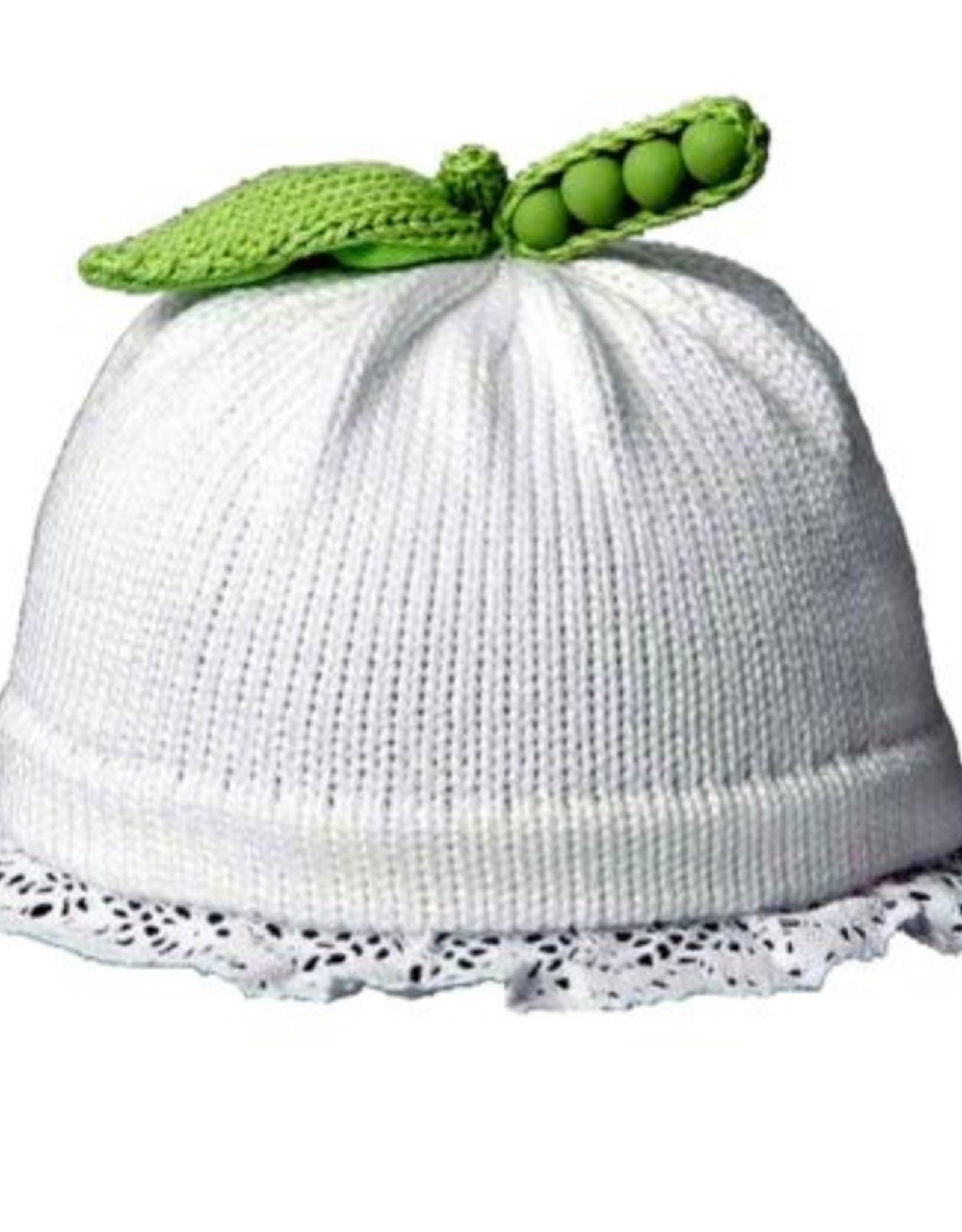 Margareta Horn Pea Hat white lace