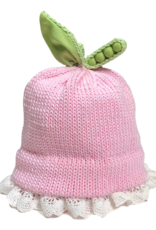 Margareta Horn Pea Hat pink lace