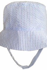 Huggalugs 1912 Boys Bucket Hat Blue Seersucker