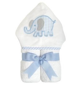 3 Marthas Everykid Towel Blue Elephant