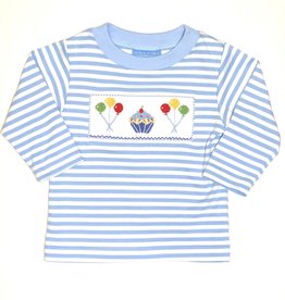 Vive la Fete Girl Birthday Smocked Shirt - Spoiled Sweet Boutique