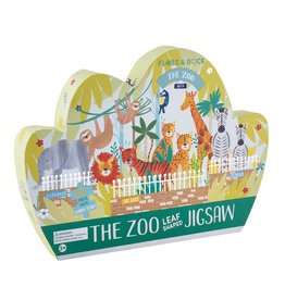 Floss and Rock Jungle 80pc "leaf" shaped Puzzle
