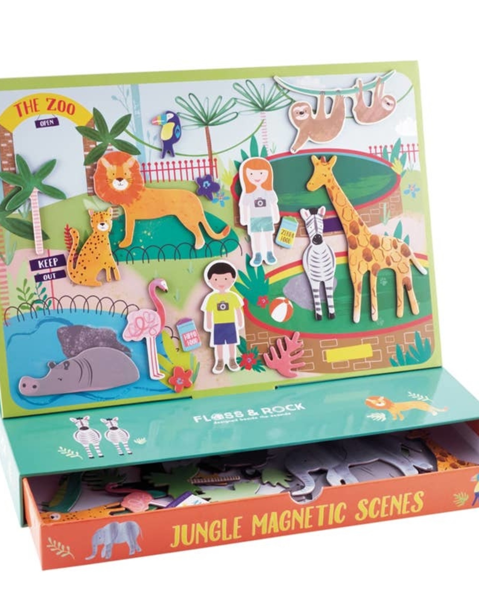 Floss and Rock Jungle Magnetic Play Scenes