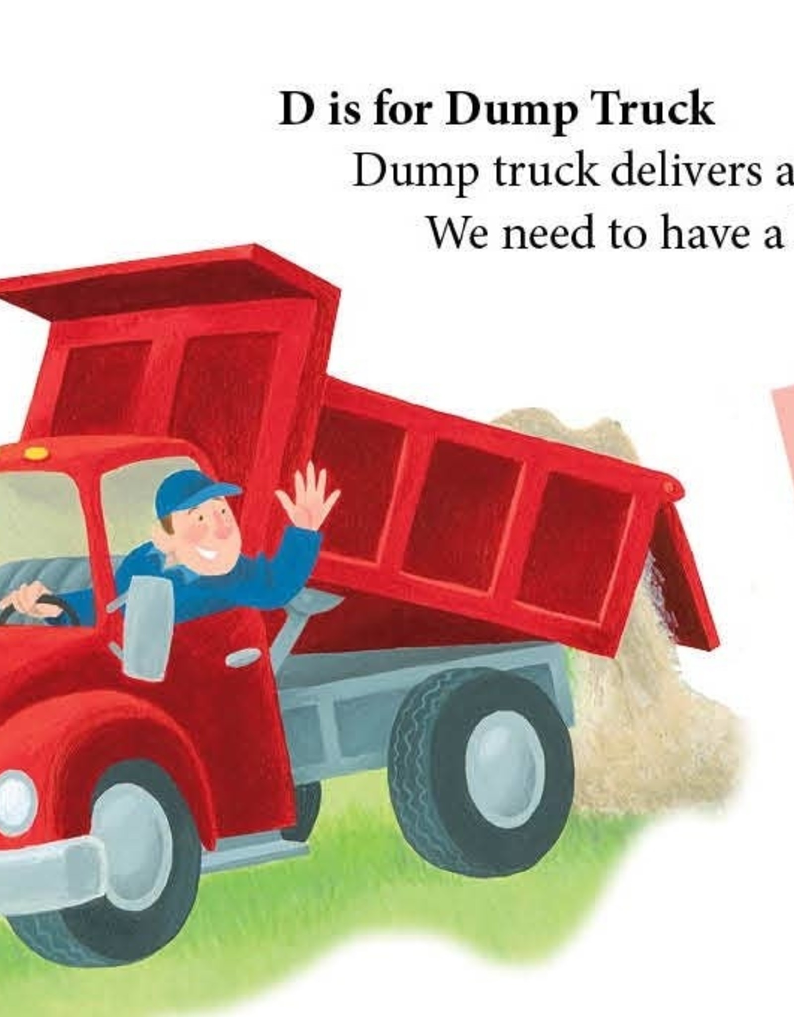 Sleeping Bear Press D is for Dump Truck board book