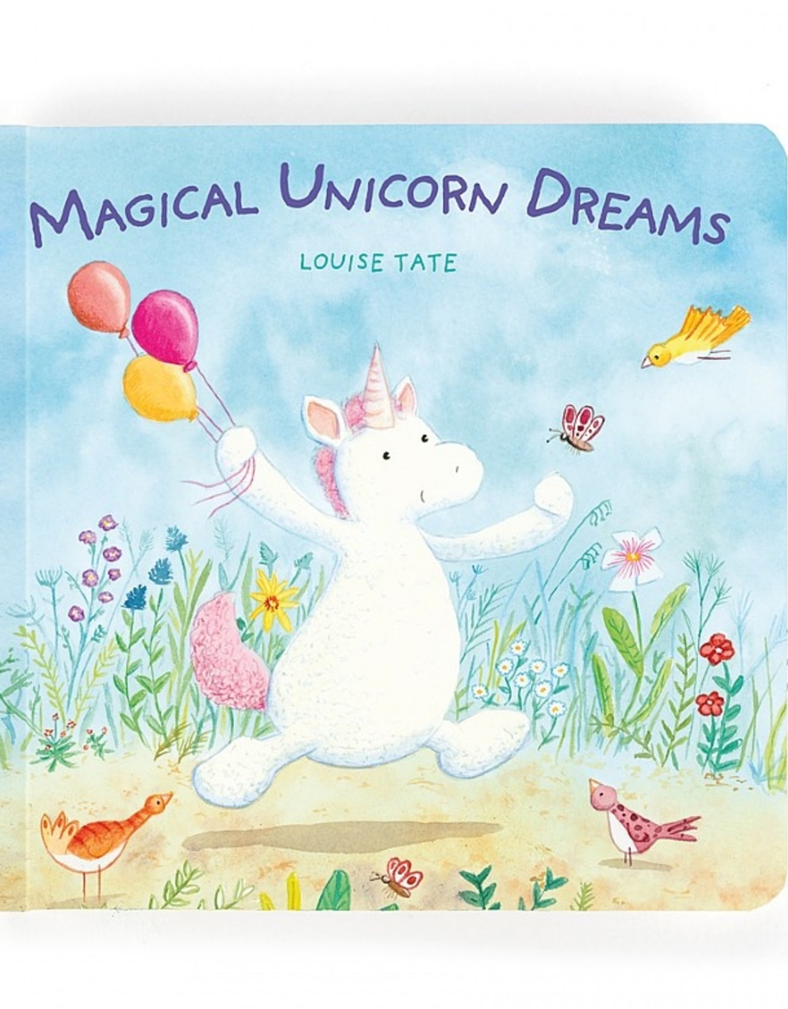 Jellycat Magical Unicorn Dreams book