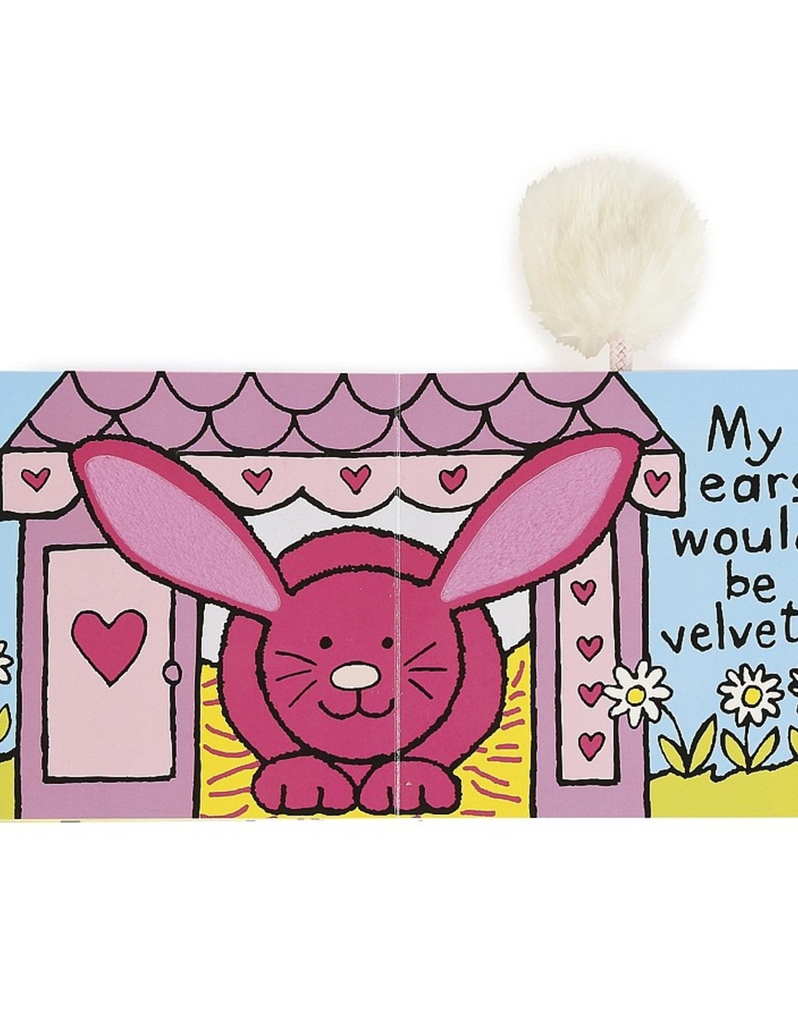 Jellycat If I Were a Rabbit Book Tulip Pink