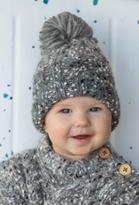 Huggalugs Huggalugs Tweed Hat Grey Mohair