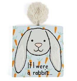 Jellycat If I Were a Rabbit Book Grey