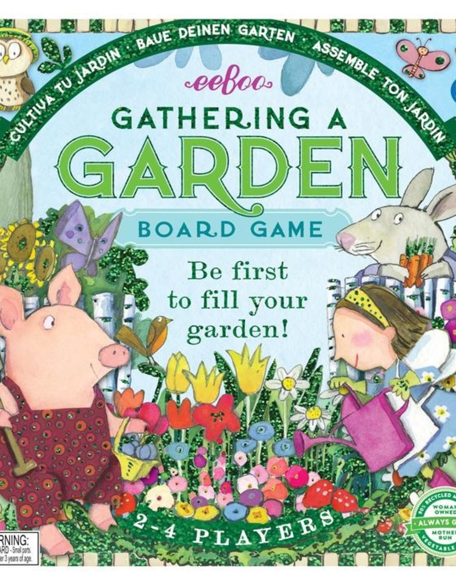 Eeboo Gathering A Garden Board Game