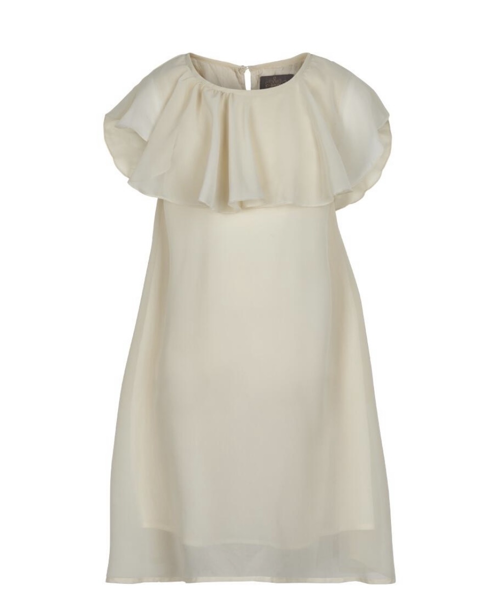 Creamie c Cream Chiffon Dress Creamie c Cream Chiffon Dress