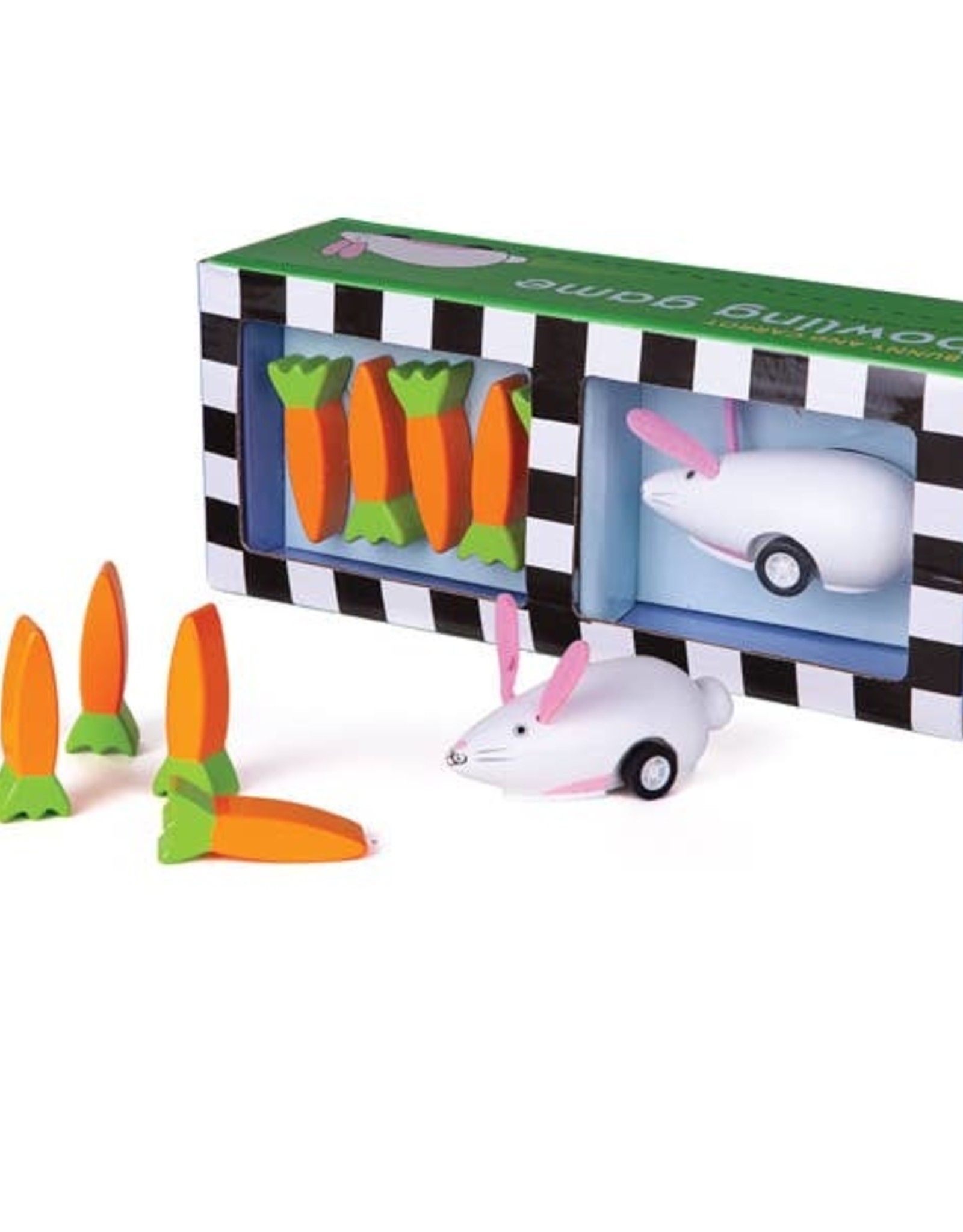 Jack Rabbit Creations Rabbit and Carrot Bowling Toy