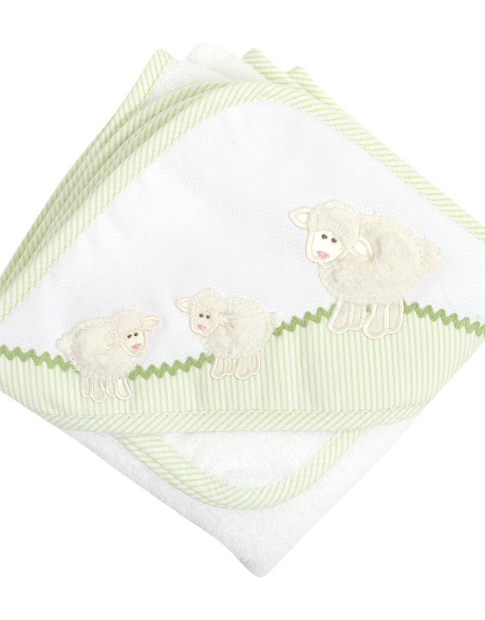 3 Marthas 3M Boxed Hooded Towel Set White Lamb